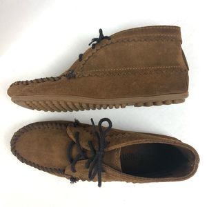 Women's Minnetonka 273 Suede Moccasins Sz 6